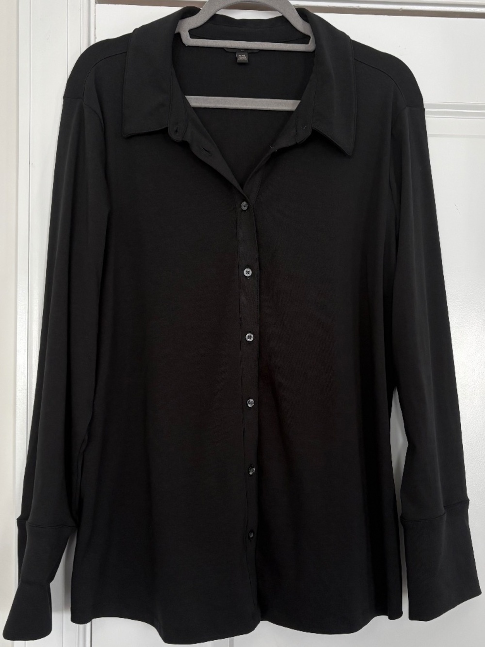 New Banana Republic Black Button Down Long Sleeve Tunic